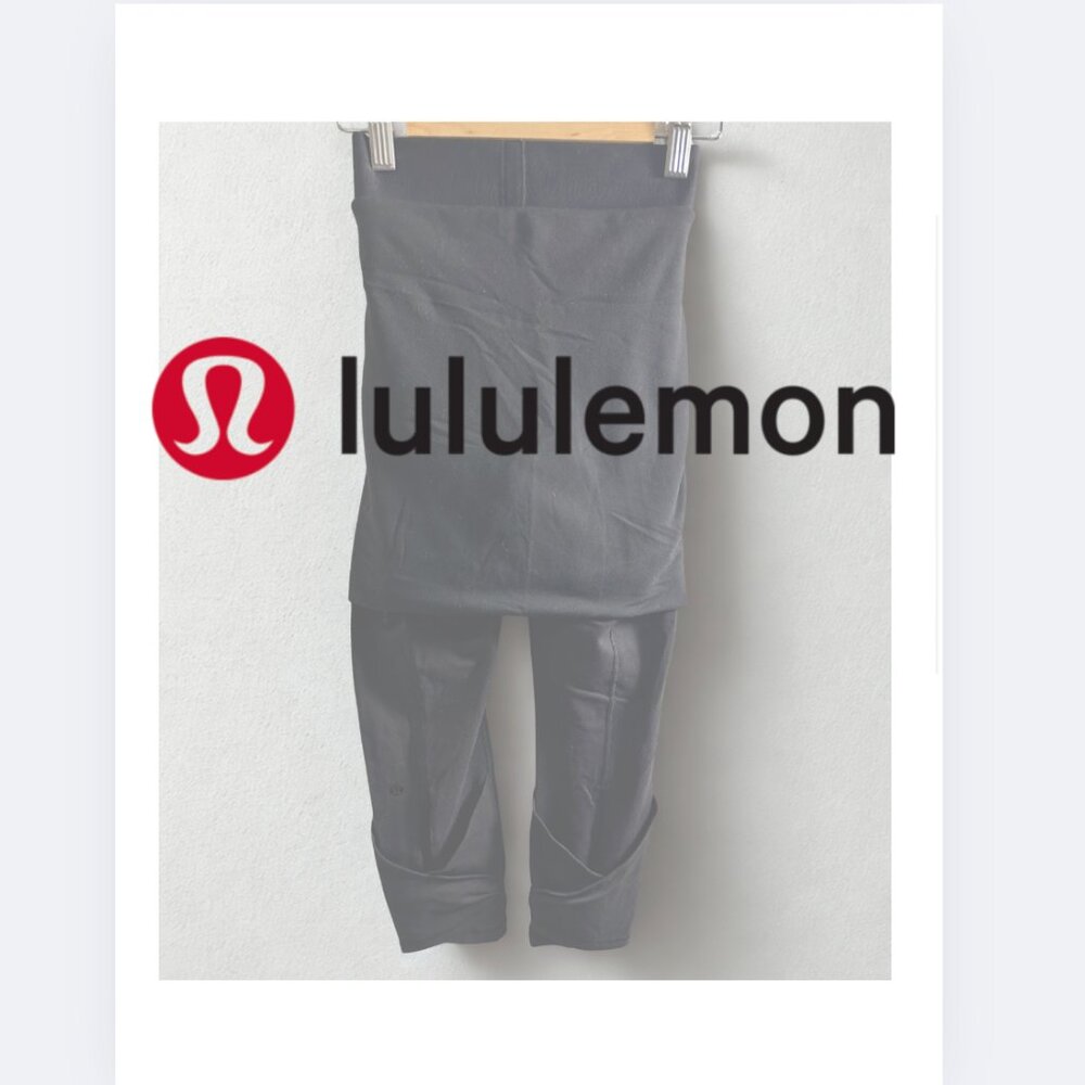 Small | Lululemon 'Yin to You' Ltd. Edition Cropped Skirted Keyhole Leggings